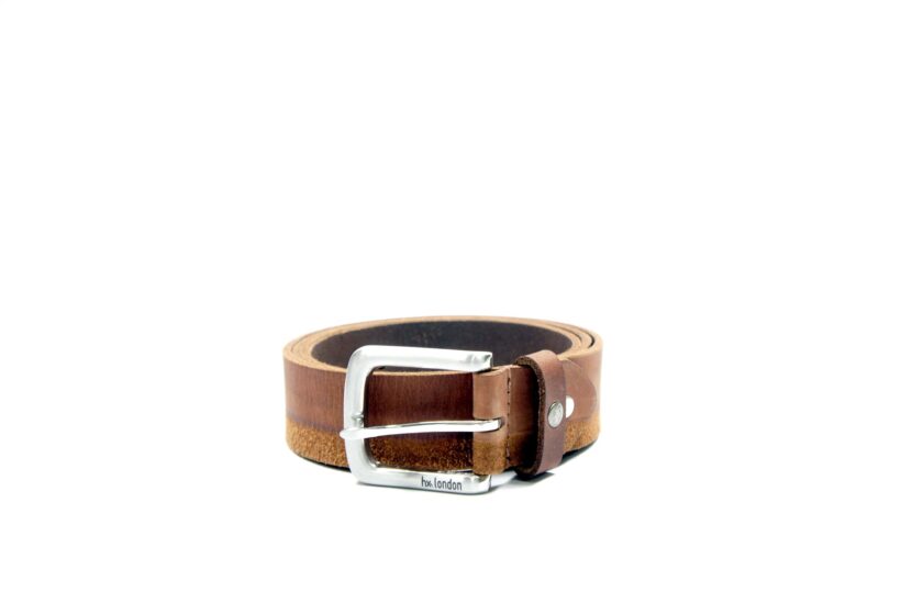 Casual Half Suede Tan Belt - Image 2