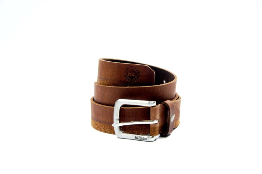 Casual Half Suede Tan Belt - Image 3